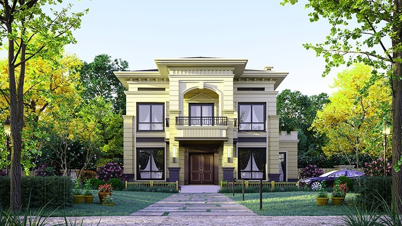 开州中式合院住宅，开放庭院与邻里乡亲更亲近